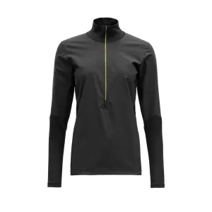 Devold Cover Woman Zip Neck Caviar | Buy Devold Cover Woman Zip Neck Caviar here | Outnorth