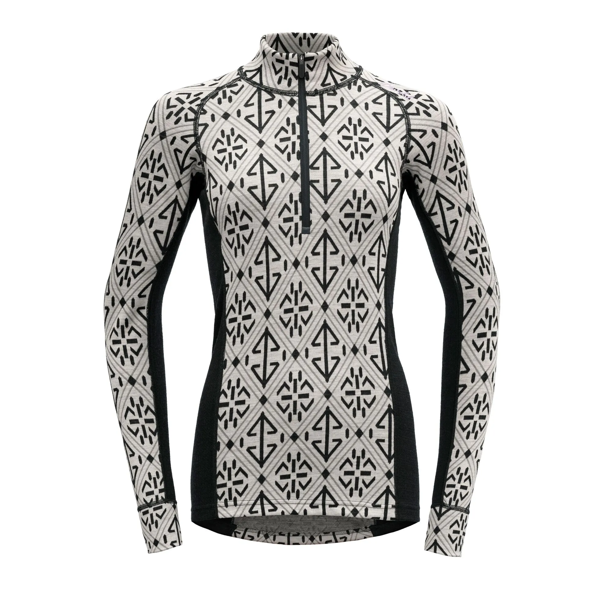 Devold Liadalsnipa Woman Half Zip Neck Raw White | Buy Devold Liadalsnipa Woman Half Zip Neck Raw White here | Outnorth