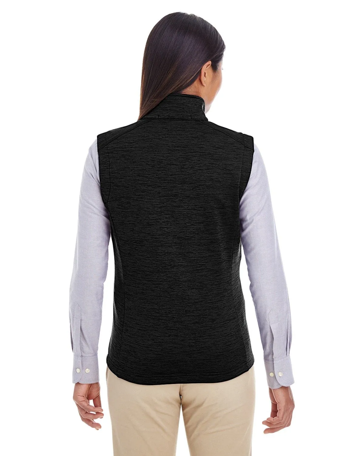 Devon & Jones DG797W Ladies' Newbury MlangeFleece Vest
