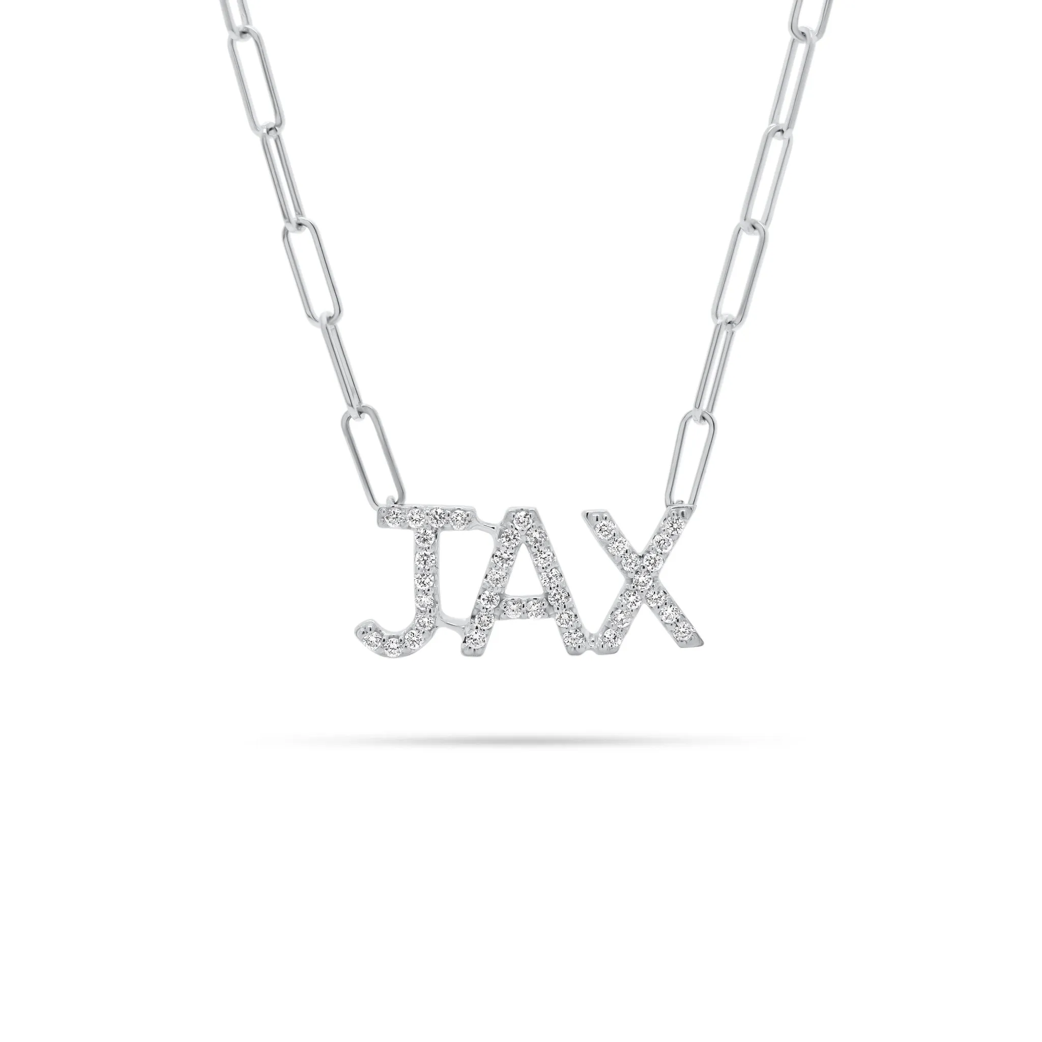 Diamond Uppercase Initial Pendant