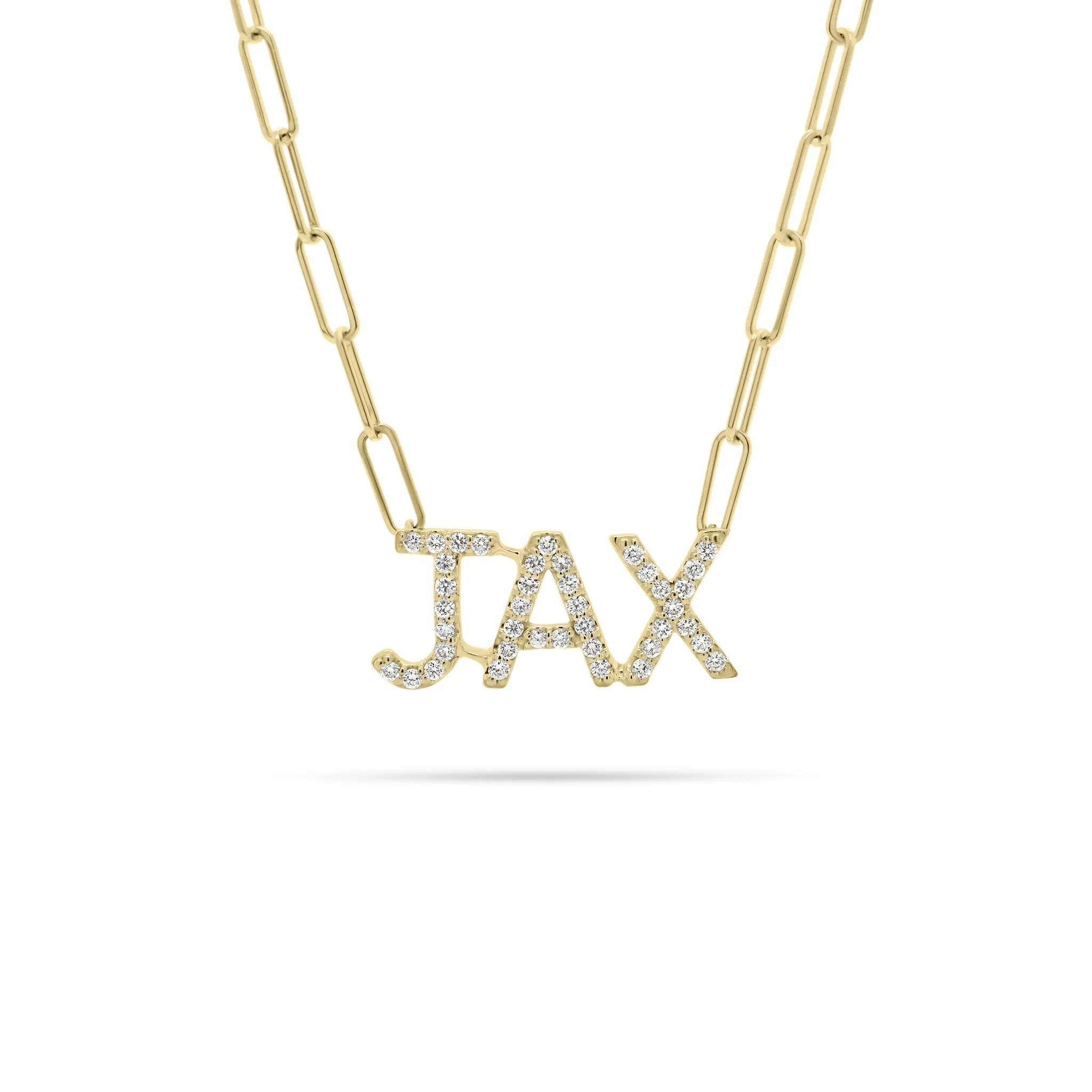 Diamond Uppercase Initial Pendant