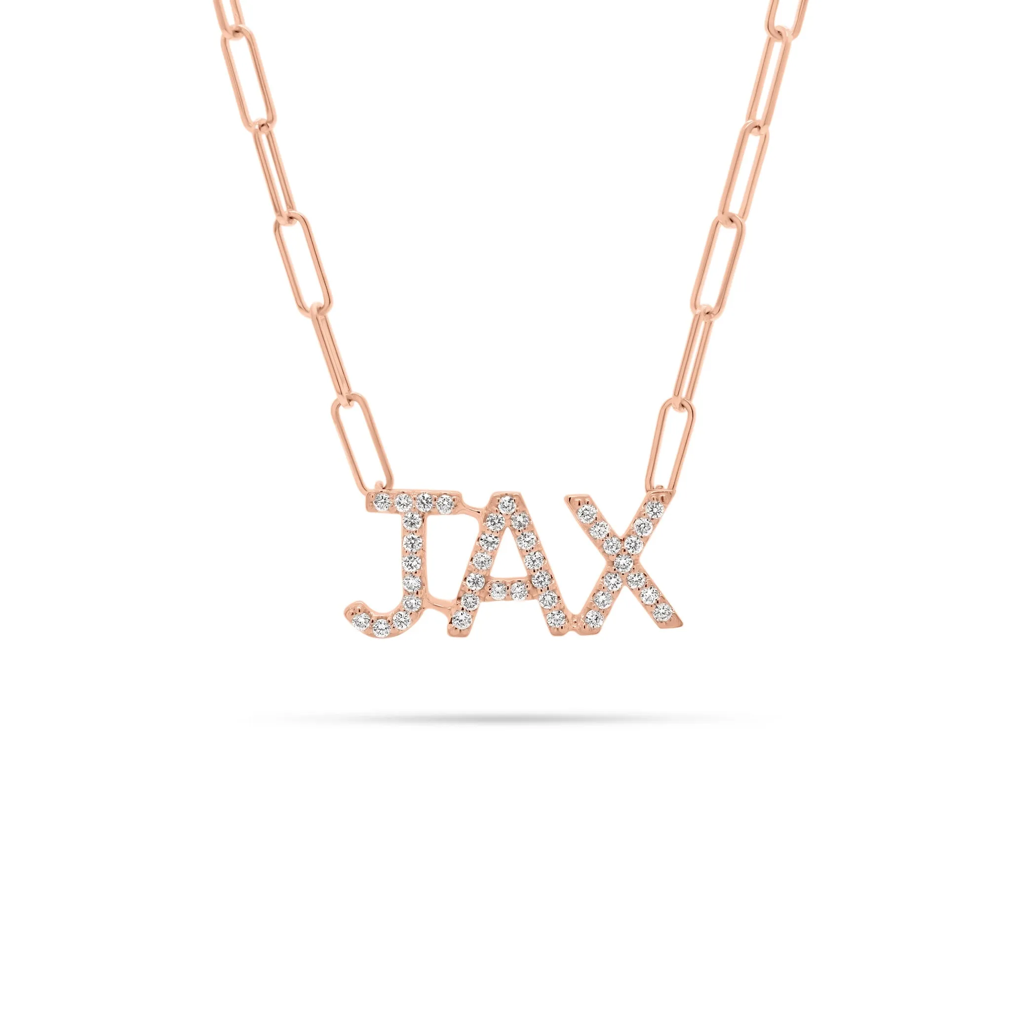 Diamond Uppercase Initial Pendant