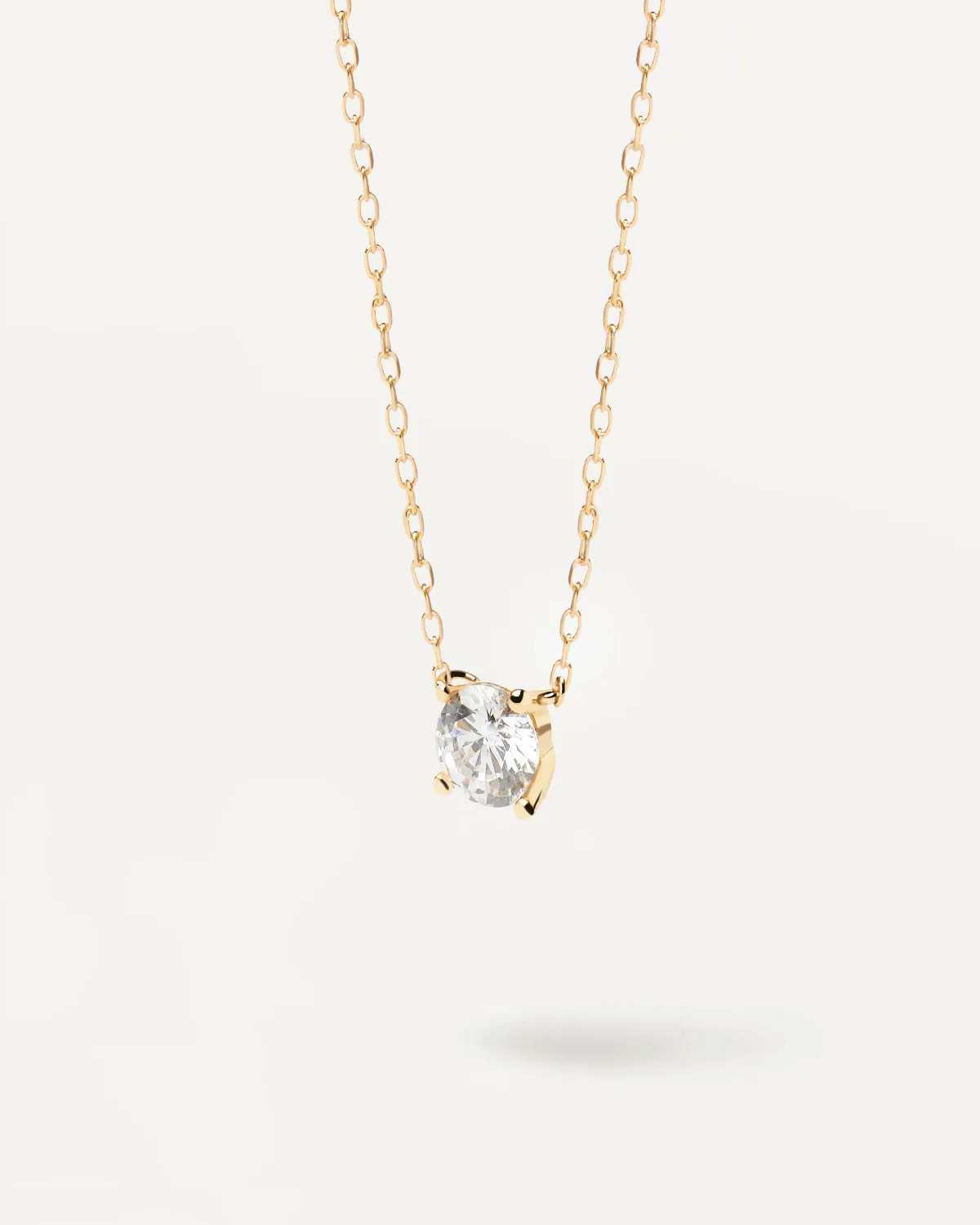 Diamonds and Gold Solitaire Supreme Necklace