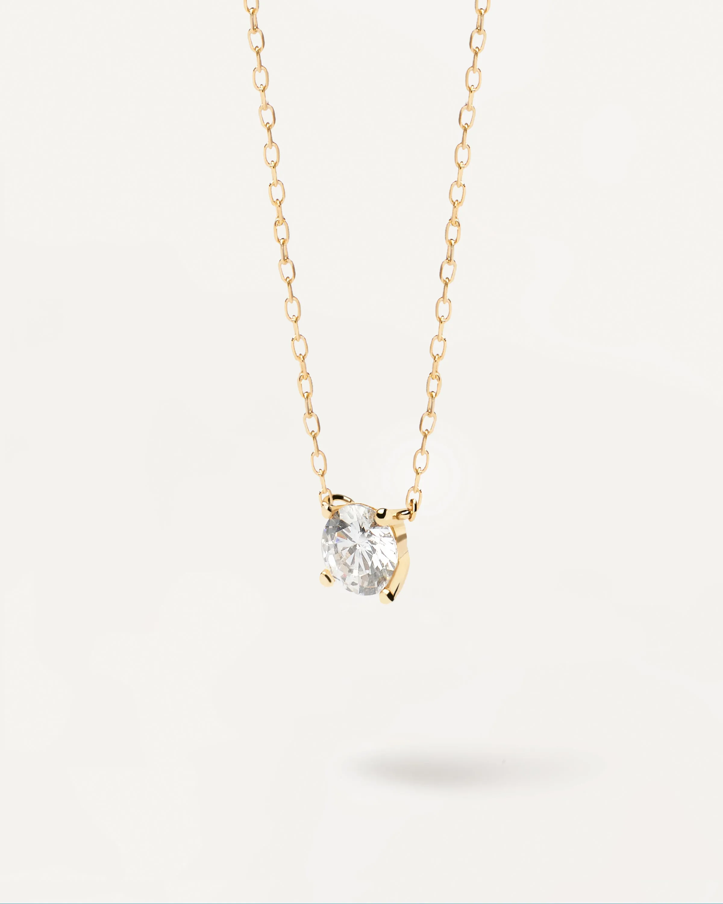 Diamonds and Gold Solitaire Supreme Necklace