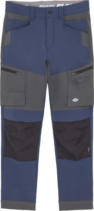 Dickies Men&#x27;s 4 Way Stretch Slim Taper Shell Trouser Navy/Charcoal | Buy Dickies Men&#x27;s 4 Way Stretch Slim Taper Shell Trouser Navy/Charcoal here | Outnorth