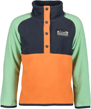 Didriksons Kids&#x27; Monte Half Button 4 Orange Jam | Buy Didriksons Kids&#x27; Monte Half Button 4 Orange Jam here | Outnorth