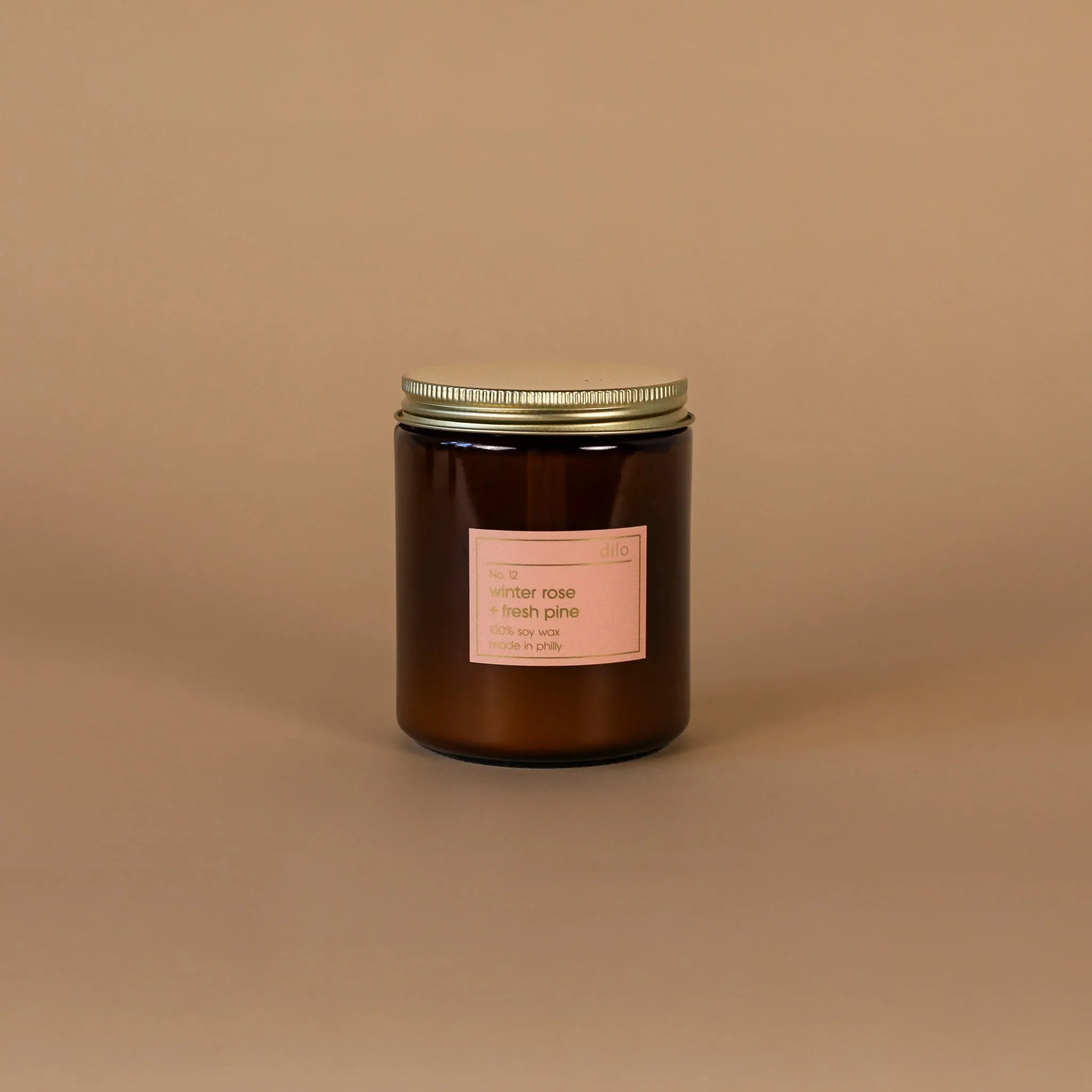 Dilo Winter Rose   Pine Candle