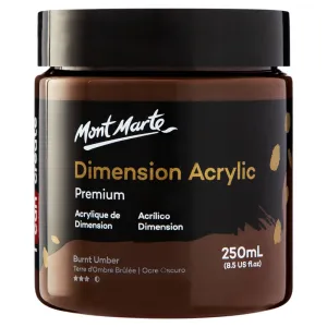 Dimension Acrylic Premium 250ml (8.5 US fl.oz) - Burnt Umber