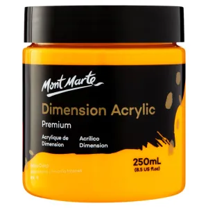 Dimension Acrylic Premium 250ml (8.5 US fl.oz) - Yellow Deep