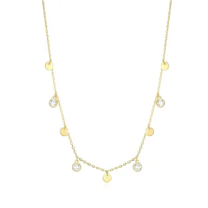 Disc Charm Necklace