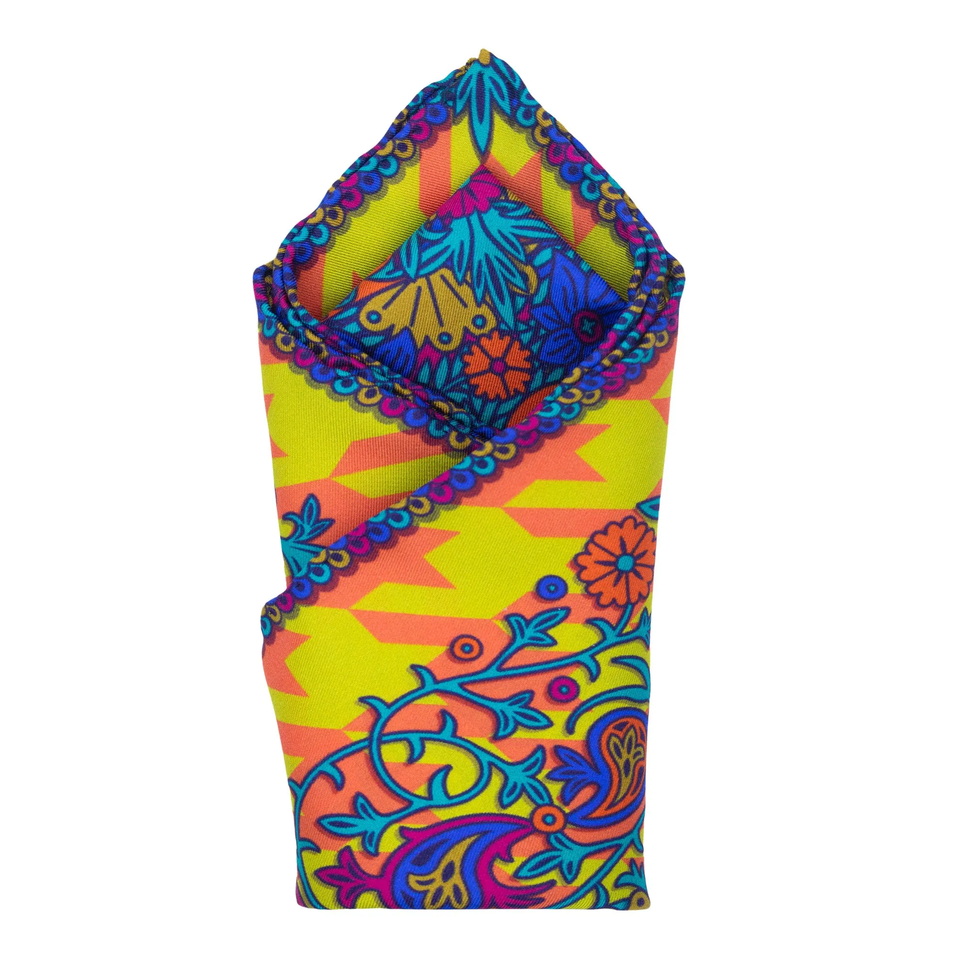 Discobolos Baramulla, Paisley Gods Silk Pocket Square