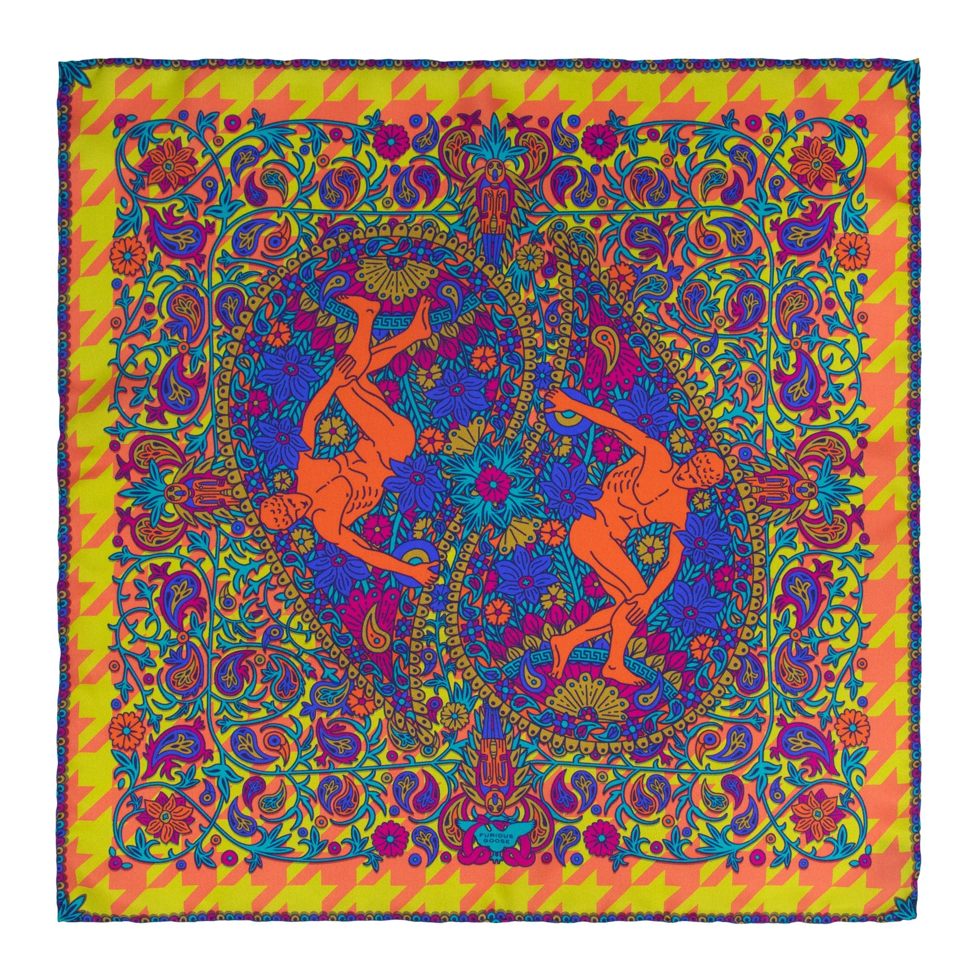 Discobolos Baramulla, Paisley Gods Silk Pocket Square