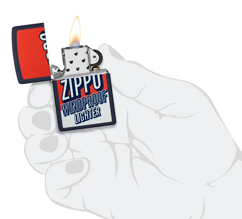 Diseño de bloques de color de Zippo