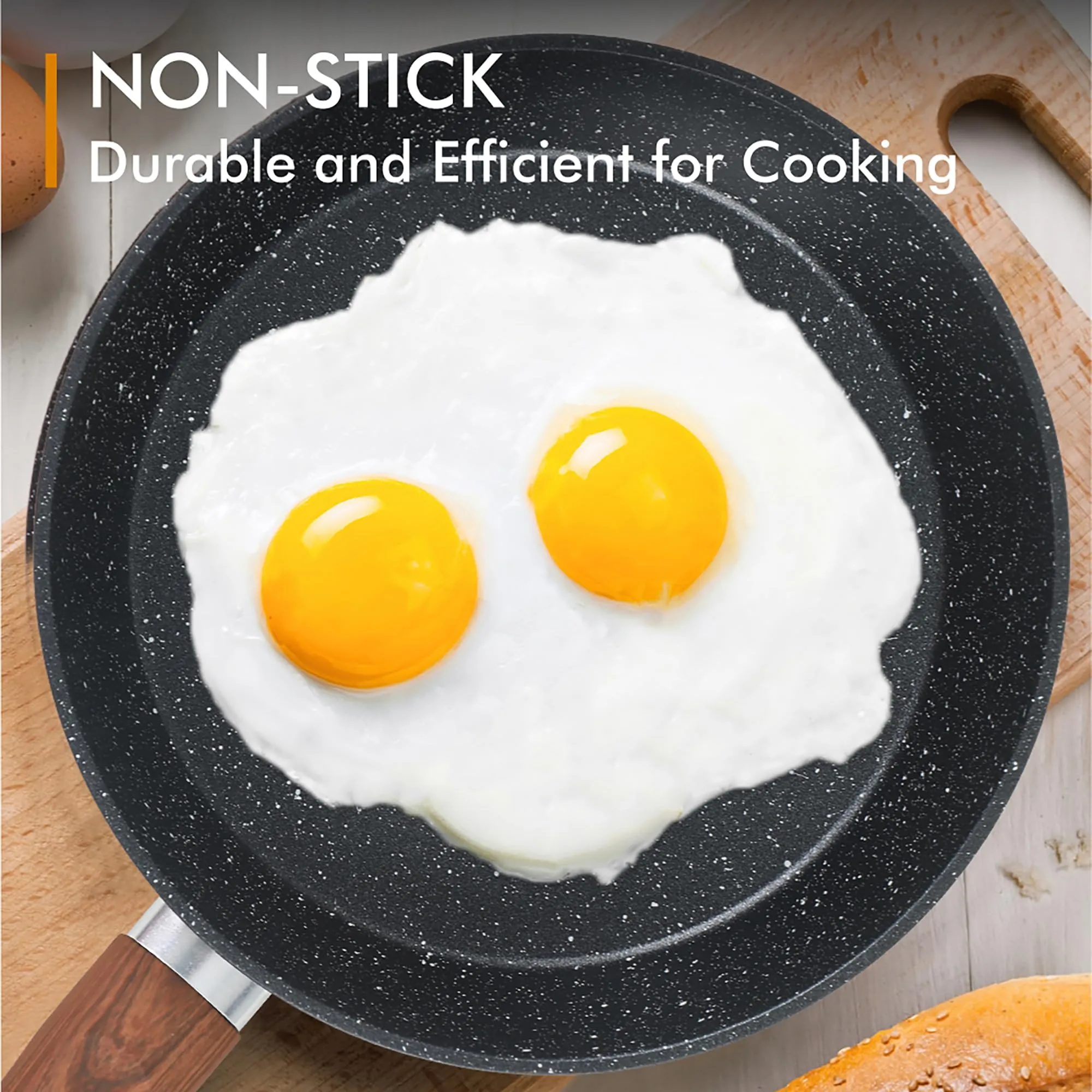 DishDelight 12 Piece Non-Stick Pots and Pans Set (New)