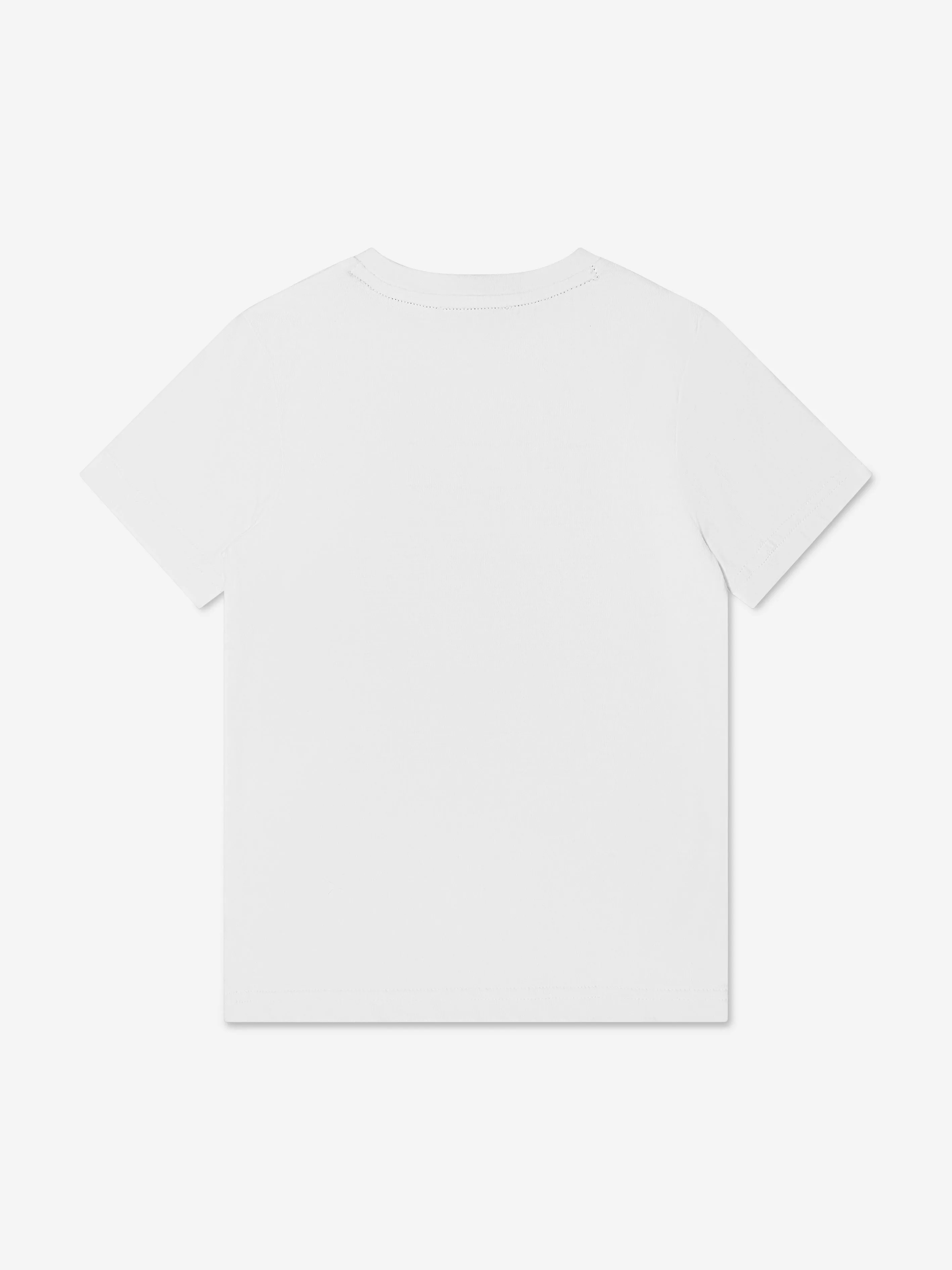 DKNY Boys Organic Cotton Logo T-Shirt in White