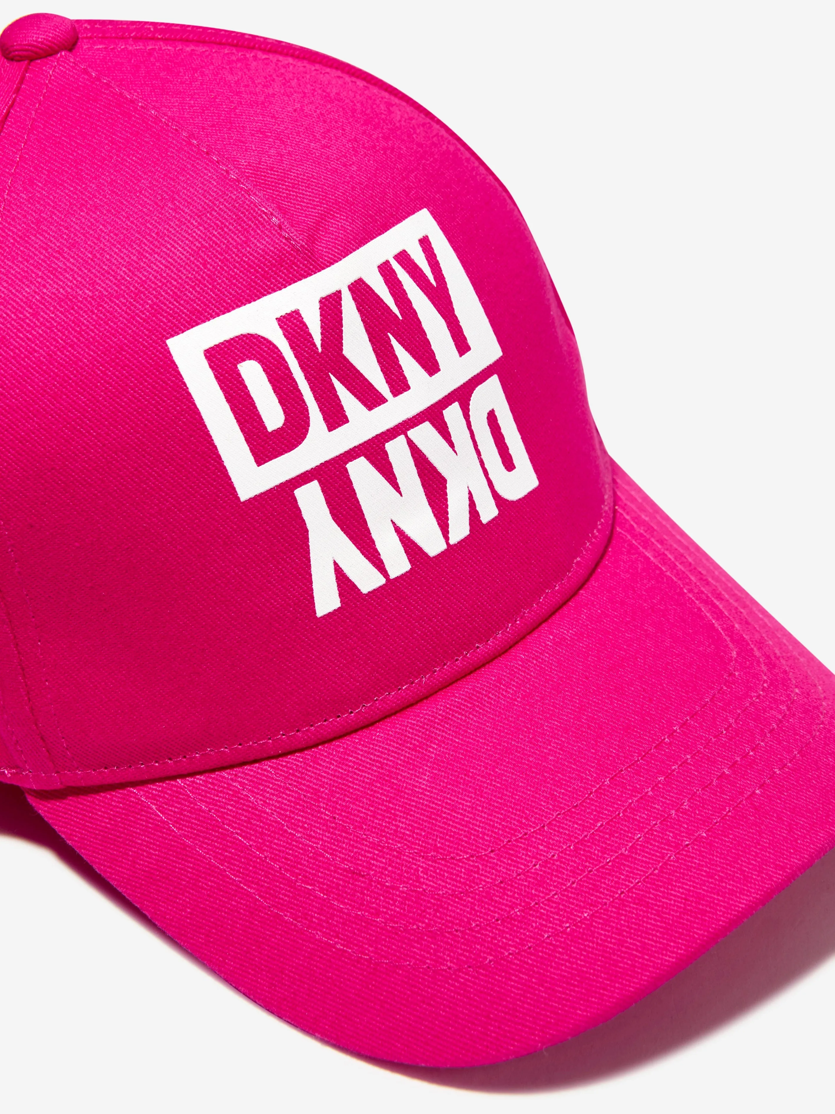 DKNY Girls Logo Cap in Pink