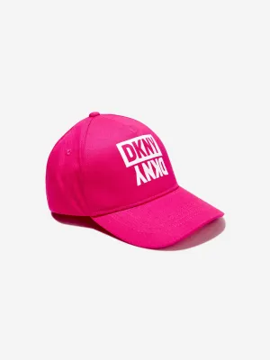 DKNY Girls Logo Cap in Pink