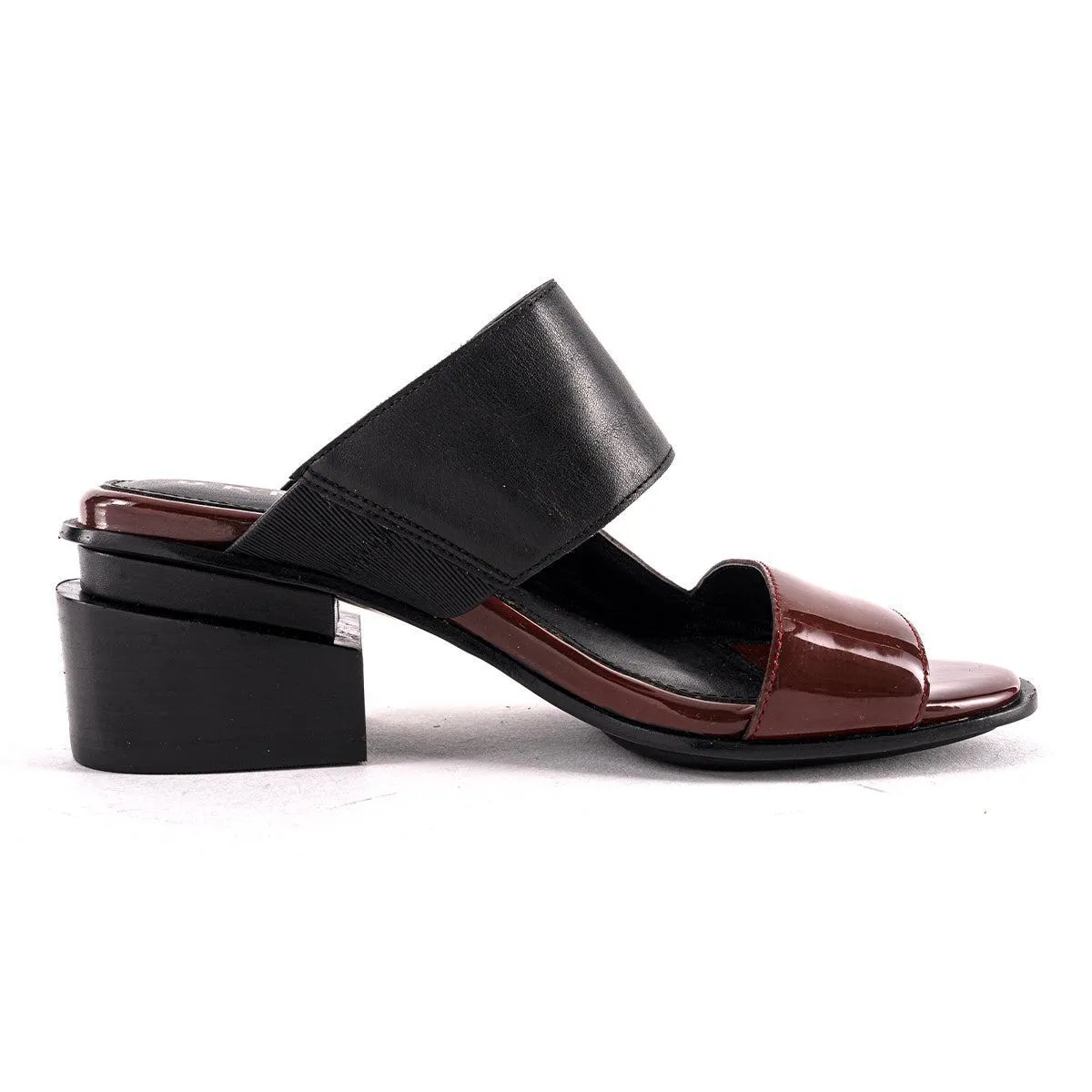 Dkny High-Heel Shoes Leather Brown Colour For Women