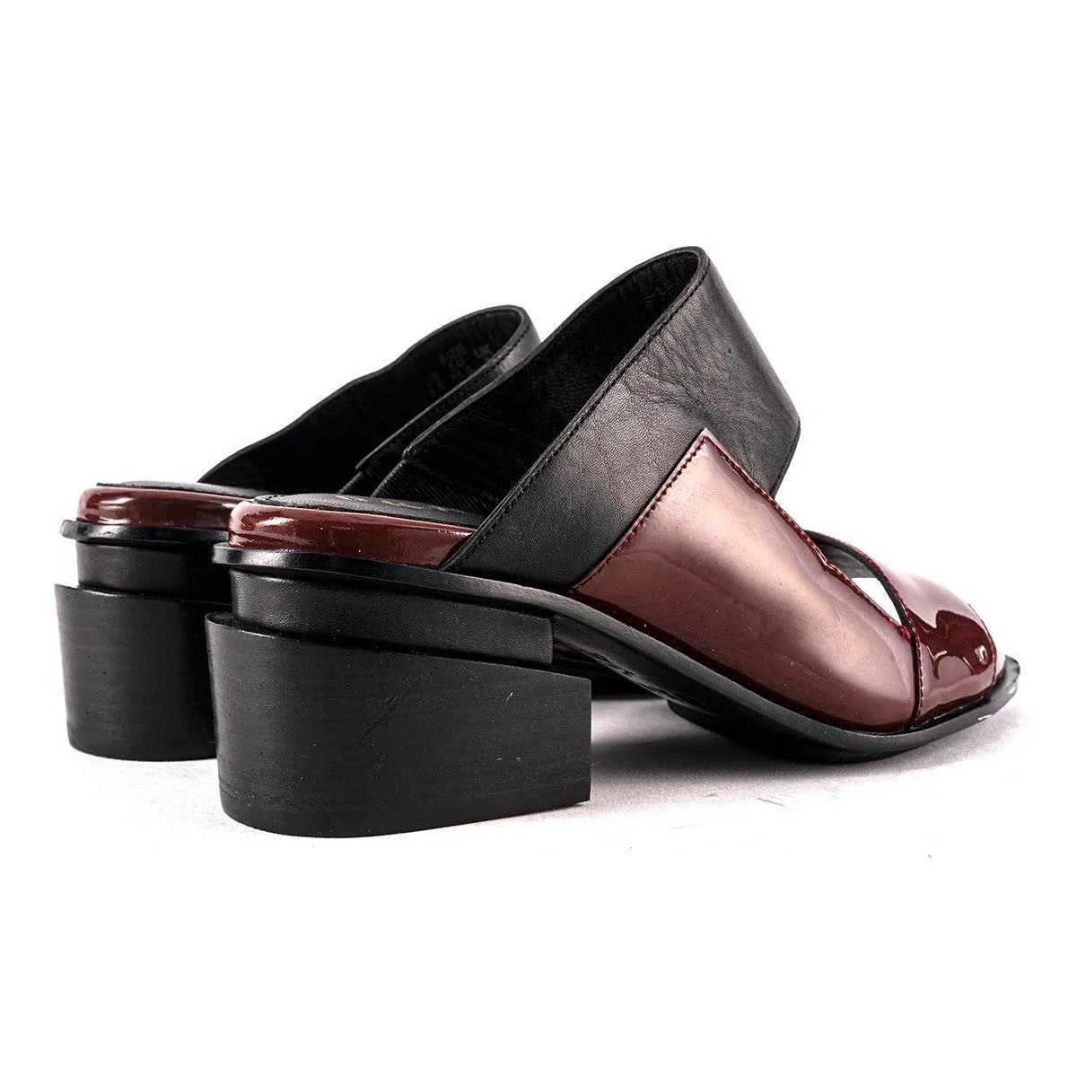 Dkny High-Heel Shoes Leather Brown Colour For Women