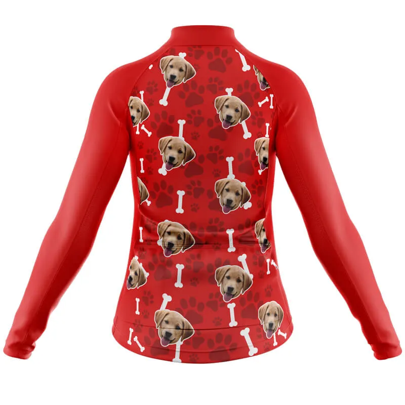 Dog Custom Face Club Jerseys (Red)