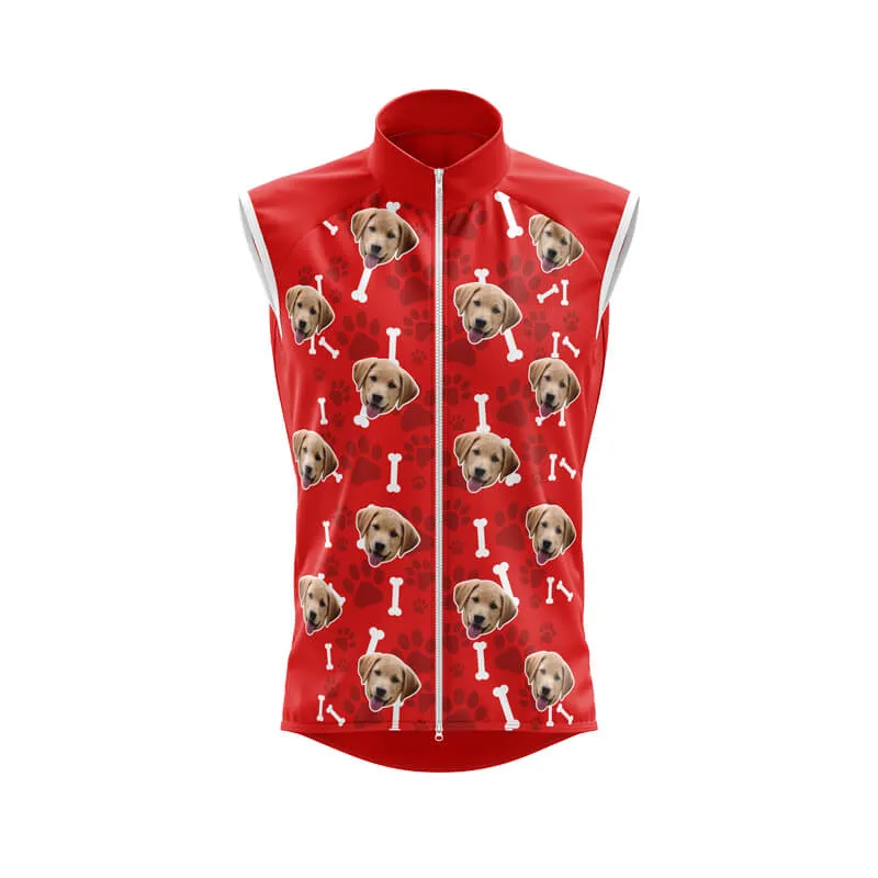 Dog Custom Face Club Jerseys (Red)
