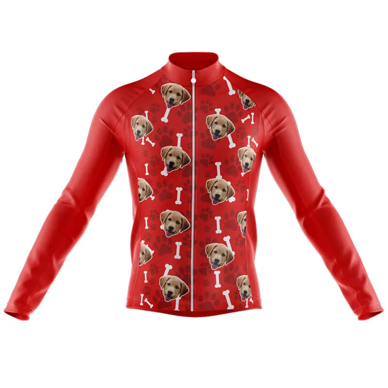 Dog Custom Face Club Jerseys (Red)