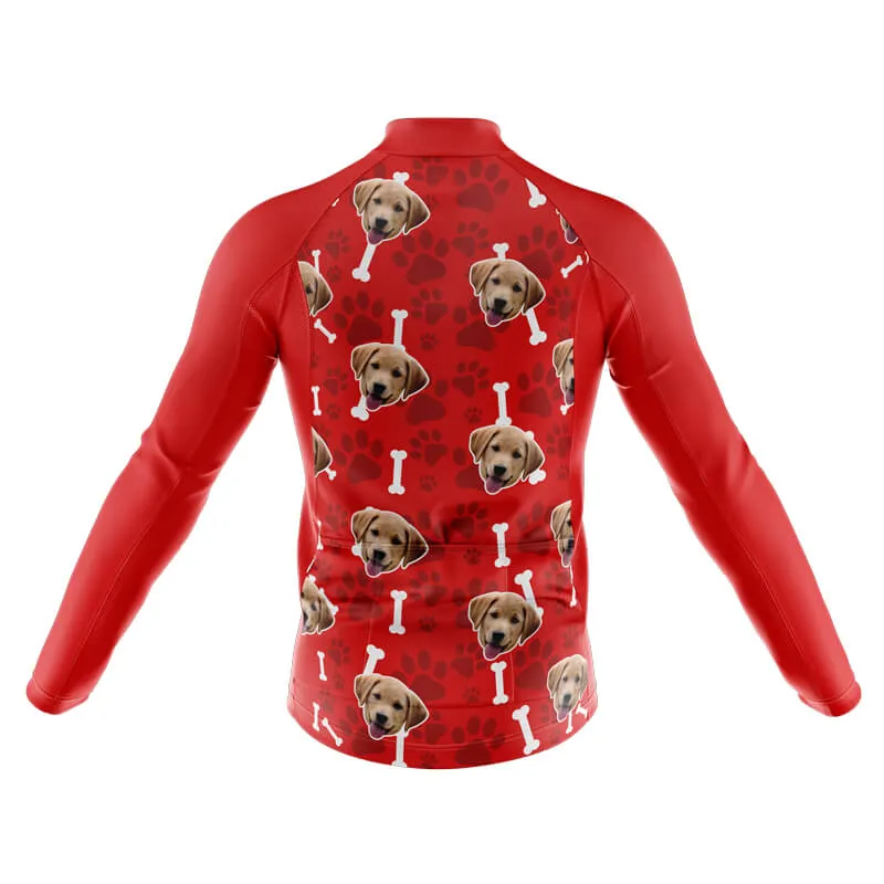 Dog Custom Face Club Jerseys (Red)