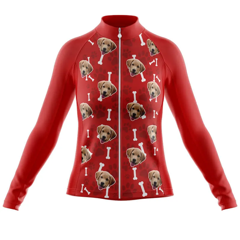 Dog Custom Face Club Jerseys (Red)
