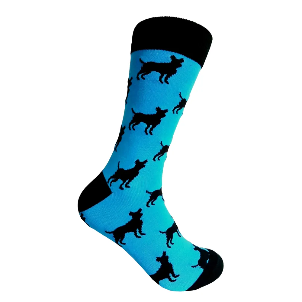 Dog Pattern Socks from the Sock Panda (Adult Large - Men's Shoe Sizes 8-12)