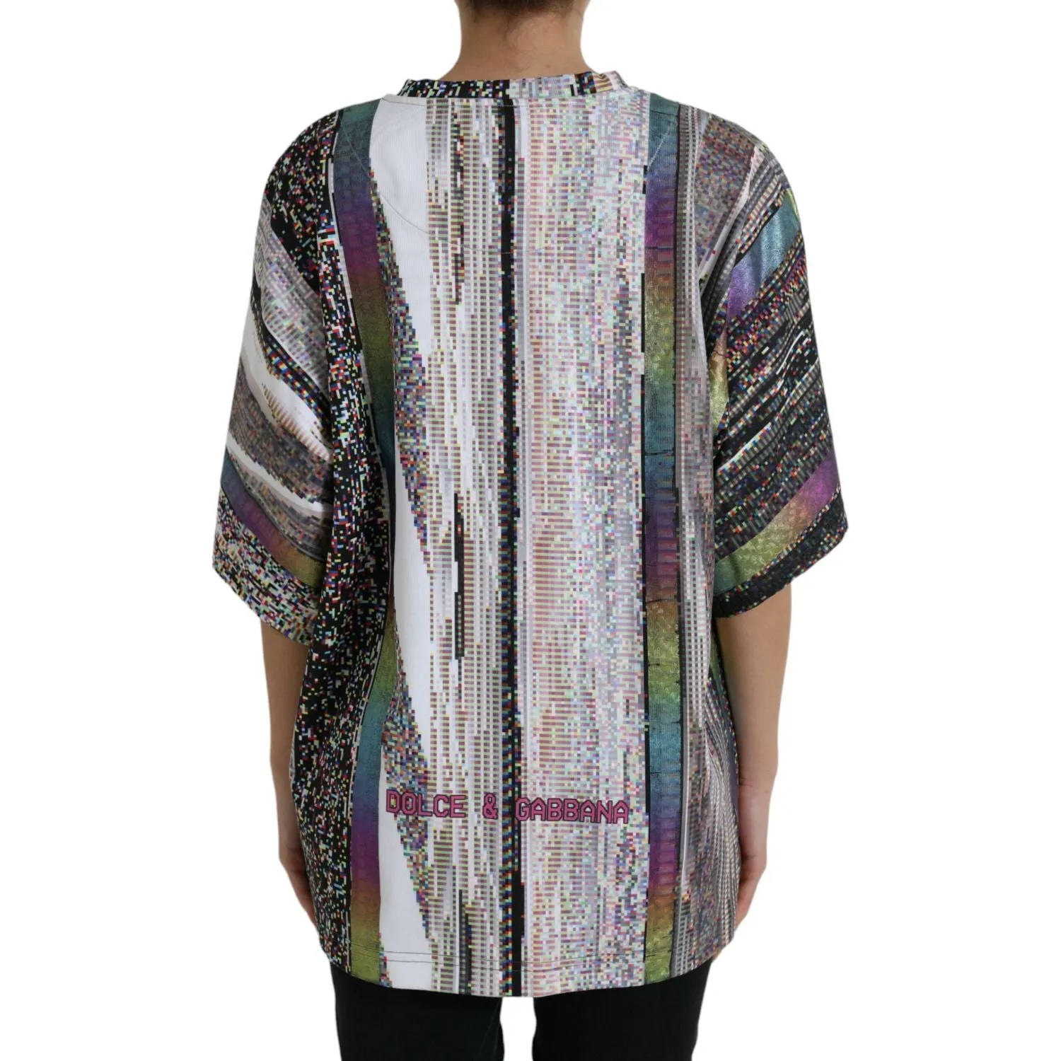 Dolce & Gabbana Chic Multicolor Round Neck Tee