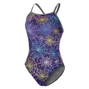 DOLFIN  Women&#39;s Uglies Spin Me A Web V-2 Back 1-Piece Swimsuit