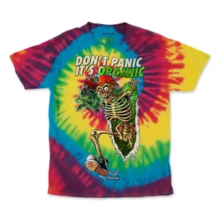 Dont Panic Greens Rainbow Tie dye