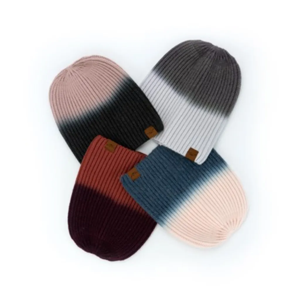 Double Dip Beanie Hats - Women