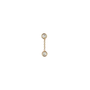 Double Solitaire Sallantılı Küpe