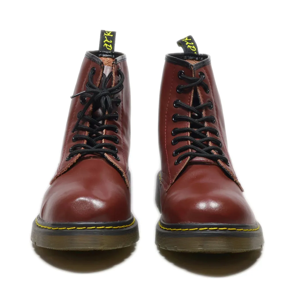 Dr. Martens Ankle Boots Leather Maroon Colour For Men