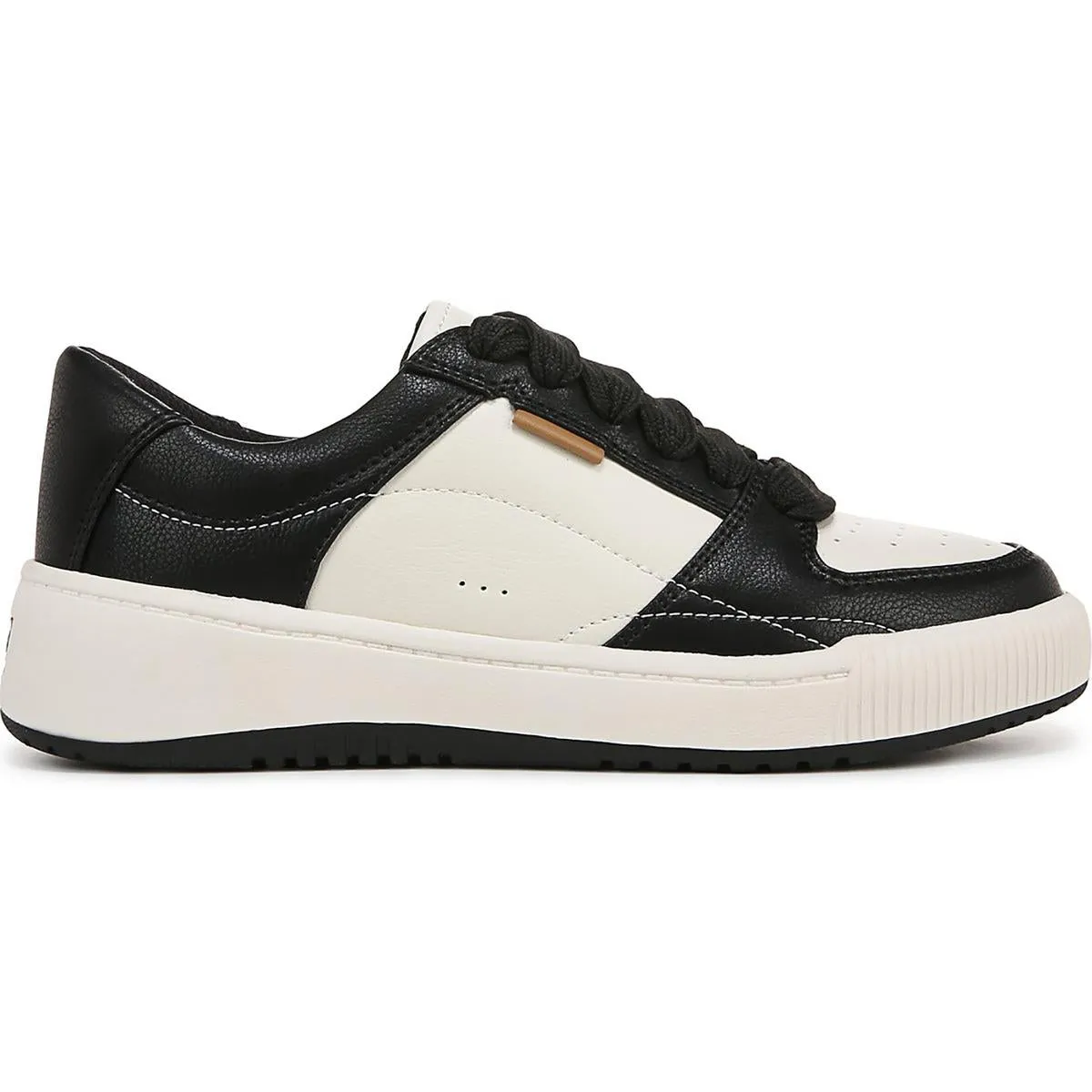 Dr. Scholl's Shoes Womens Faux Leather Lace-Up Casual And Fashion Sneakers
