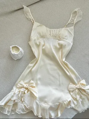Dreamy Cream Soft  Lingerie Dress