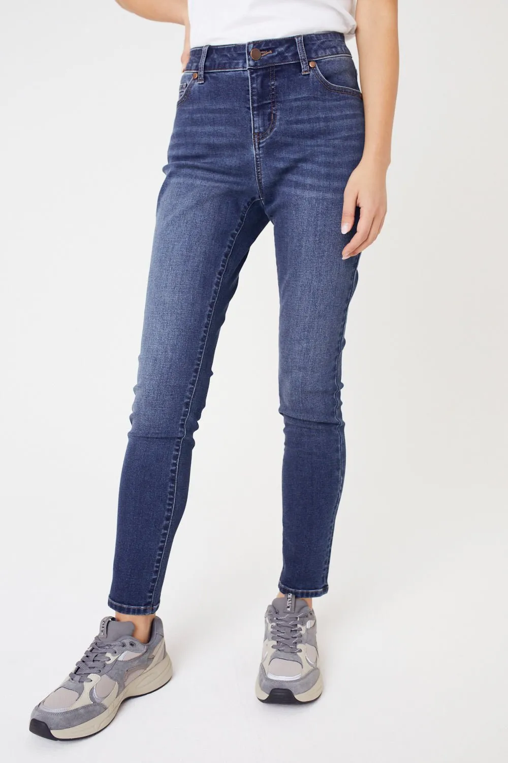Dressbarn Incrediflex Denim Fit Solution 5 Pocket Skinny Jean - Misses