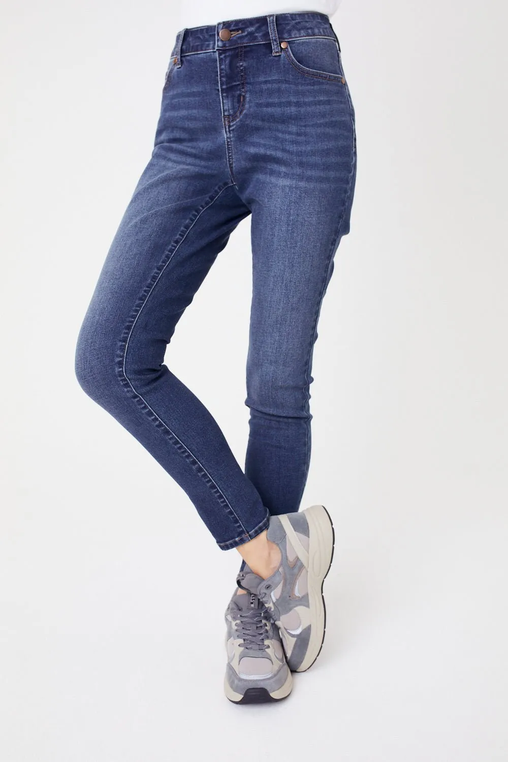 Dressbarn Incrediflex Denim Fit Solution 5 Pocket Skinny Jean - Misses
