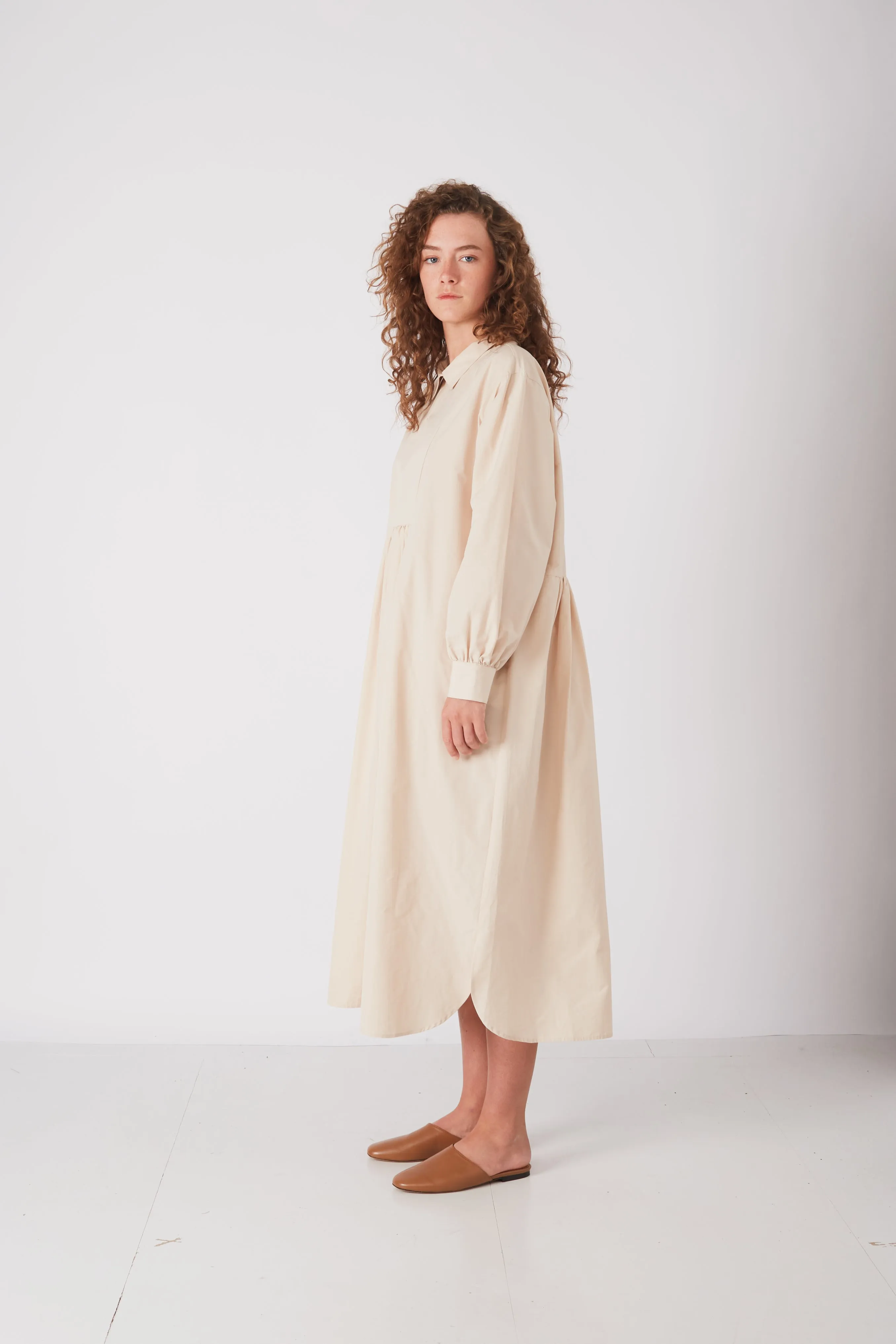 DREW DRESS BEIGE