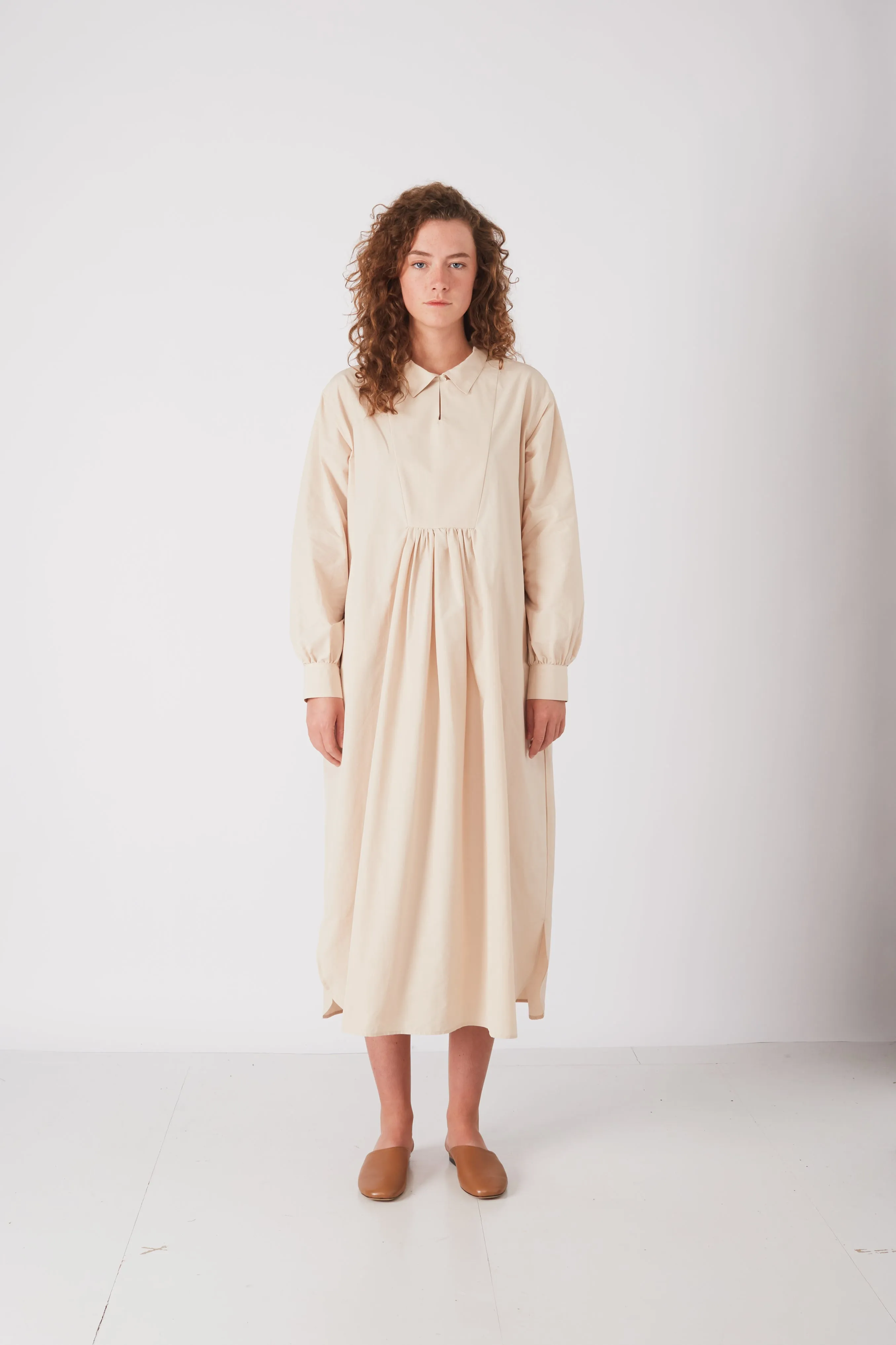 DREW DRESS BEIGE