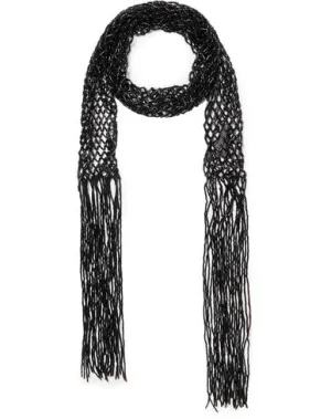 Dries Van Noten Womens Elegant Black Scarf - Chic Fashion Accessory