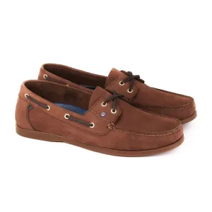 Dubarry Mens Port Leather Deck Shoe - Café
