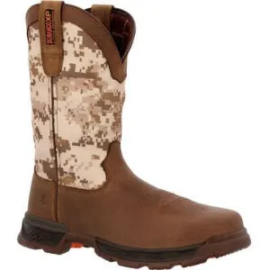 Durango Men's Ranger Xp 11" Steel Toe WP Western Work Boot -Brown- DDB0459