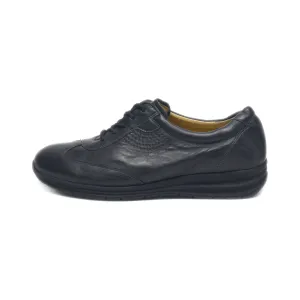 Durea Flat Shoes Leather Black Colour For Women