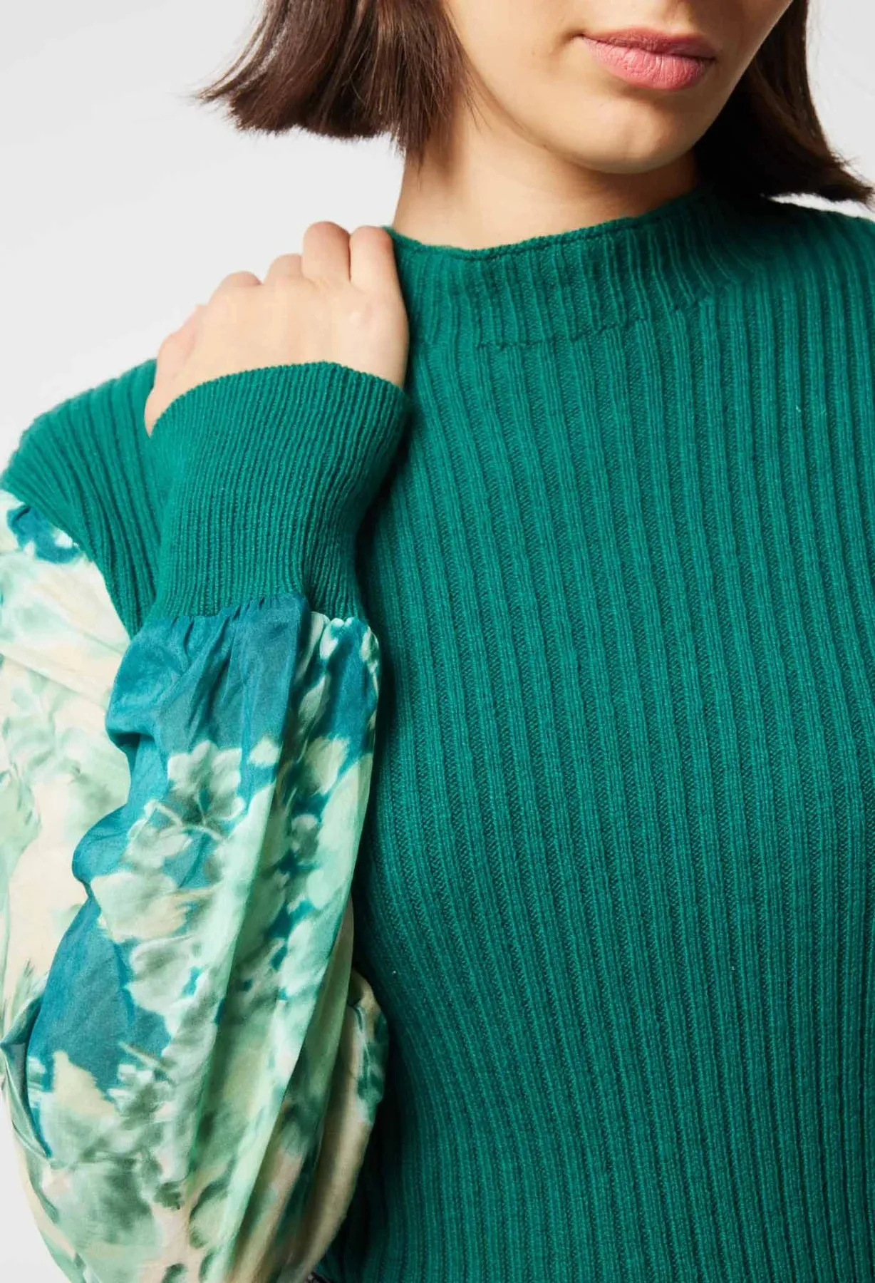 DYNASTY MERINO WOOL KNIT | Jade