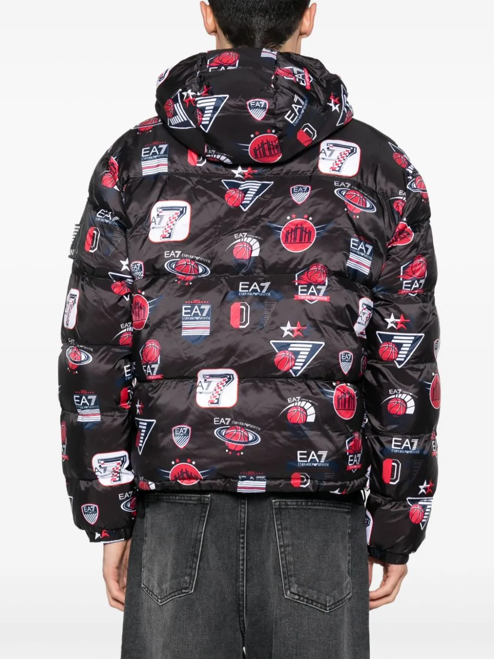 EA7 Coats Black