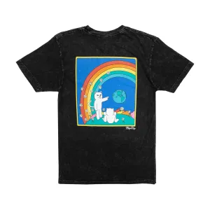 Earthgazing Tee (Black Mineral Wash)