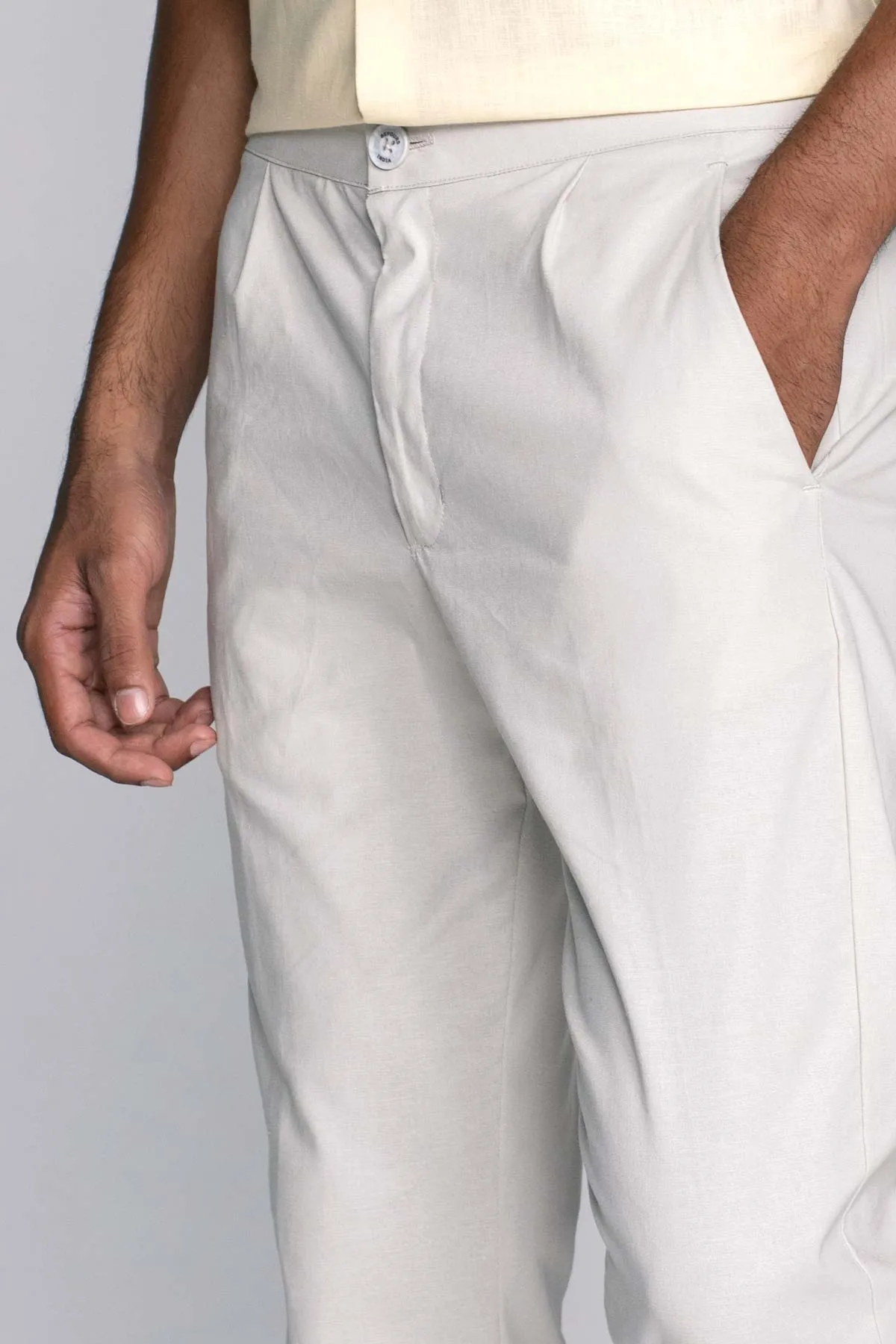 Easy Linen Harbor Grey Trouser