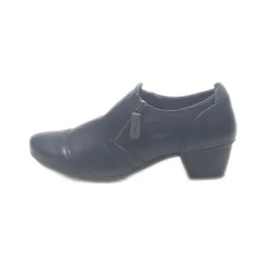 Easy Street Lyon Mid-Heel Shoes Leather Black Colour For Women